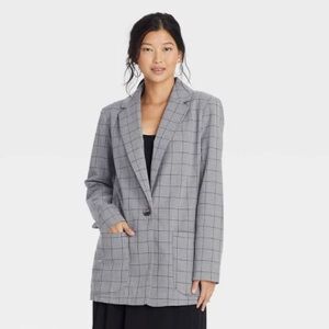 Plaid Blazer